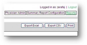 ECG Management Reports can be easily exported